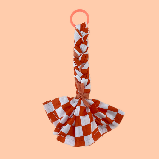 Checkerboard oranje